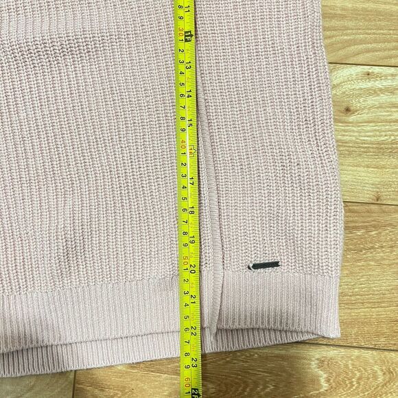 Abercrombie and Fitch Knit Sweater Size S Pink Buttons Preppy Nautical Chunky - Picture 7 of 7
